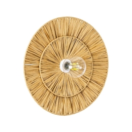Φωτιστικό Τοίχου - Απλίκα Colombo 02284 Boho 1xE27 IP20 40x4,5cm Beige GloboStar