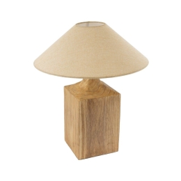 Επιτραπέζιο Φωτιστικό Lafrontera 02313 Boho 1xE27 IP20 50x60cm Beige GloboStar