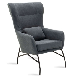 Πολυθρόνα - Μπερζέρα Rimbo 024-000015 66x81x102cm Grey