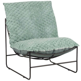 Πολυθρόνα Chopie 029-000220 77x90x83cm Light Green-Black