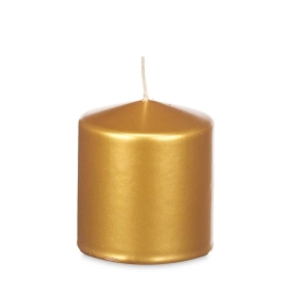 Κερί Κορμός 029.92542 9x10cm Gold