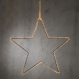 Αστέρι Φωτιζόμενο Με 180 LED 03.02693 60cm Black