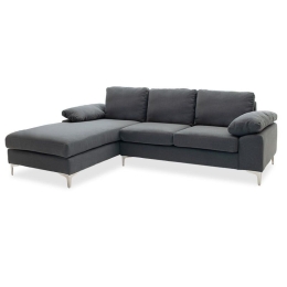 Καναπές Γωνιακός Cohen Δεξιά Γωνία 035-000030 Anthracite 240x159x83 Ξύλο,Ύφασμα