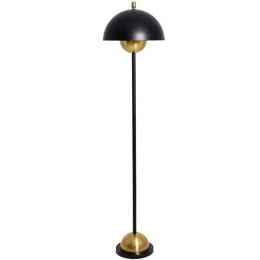 Φωτιστικό Δαπέδου 035-125-115 40x163cm Ε27 60W Black-Gold