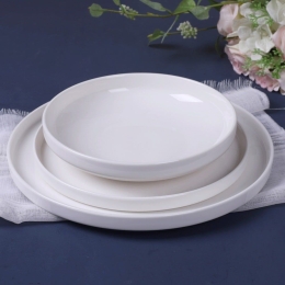 Πιάτο Γλυκού City 04.00.03 Φ21cm White Cryspo Trio Bone China 