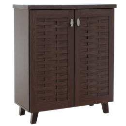 Παπουτσοθήκη-Ντουλάπι Mantam 12 Ζεύγων Walnut 78X40X92Cm 049-000003 Μελαμίνη