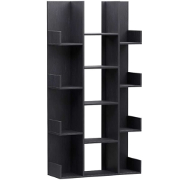 Βιβλιοθήκη Charles 049-000090 90x31x182,5cm Anthracite