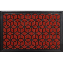 Πατάκι Εισόδου 05.1470933 40x60cm Red-Black 40Χ60
