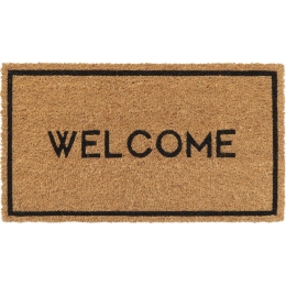 Πατάκι Εισόδου 05.862041002 Welcome Brown-Black 33X60