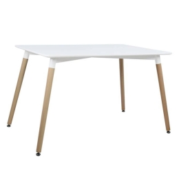 Τραπέζι Minimal HM008.01 Λευκό 120x80x73cm Mdf,Ξύλο