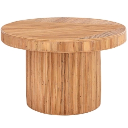 Τραπέζι Gatsby HM9884 Φ120x76cm Natural Rattan