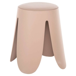 Σκαμπό Denty HM9619.04 Φ30x47cm Cappuccino Πολυπροπυλένιο