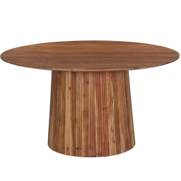 Τραπέζι Groot HM9685 Φ150x76cm Natural Ξύλο