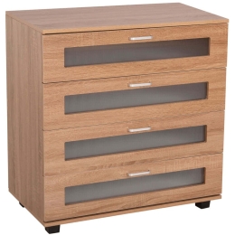 Συρταριέρα Thorgan HM9880.01 80x40x83cm Sonoma