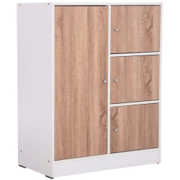 Ντουλάπι Matin HM2479.01 80x39,5x99,5cm Sonoma-White Μελαμίνη