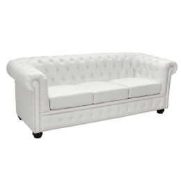 Καναπές T.Chesterfield Hm3009.02 208x90x73 cm Τεχνόδερμα
