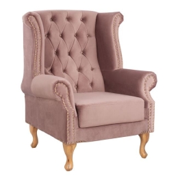 Πολυθρόνα-Μπερζέρα Apple T.Chesterfield Polina 83x75x107Yεκ.HM0053.05 Βελούδο
