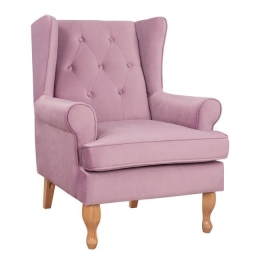 Πολυθρόνα Μπερζέρα Lilac Brandon 81Χ83Χ101Υ εκ.HM3073.12 Βελούδο