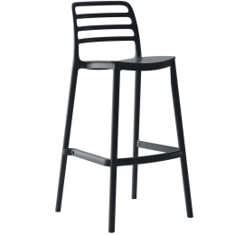 Σκαμπό Bar Snod HM6099.02 37,2x50x101,5cm Black