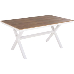 Τραπέζι Κήπου Tawnee HM6037.02 150x89,5x73cm White-Natural
