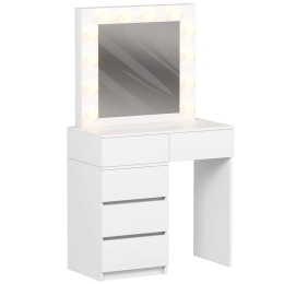 Τουαλέτα Με Καθρέπτη & Φως Led Beyon HM2500.03 80x40x140cm White