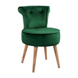 Σκαμπό Guillem Dark Green HM8469.03 44,5X50X70Y εκ. Βελούδο