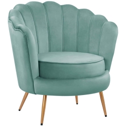 Πολυθρόνα Coquille HM8493.07 80x78x85cm Mint