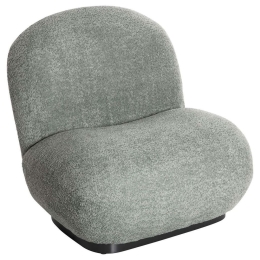 Πολυθρόνα Beany HM9591.05 85x82x77cm Με Μπουκλέ Ύφασμα Mint Ύφασμα