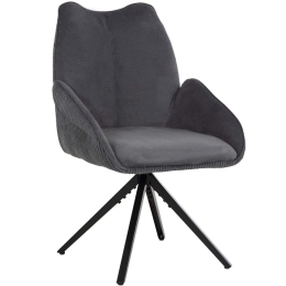 Πολυθρόνα Shai HM9844.03 61x63x93cm Grey Μέταλλο,Ύφασμα