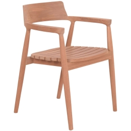 Πολυθρόνα Frem HM18107 55x53x78cm Natural