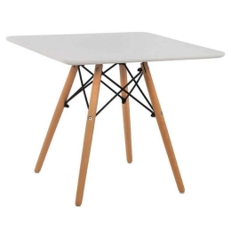 Τραπέζι Minimal Kid HM8452.01 60x60x51cm White Mdf