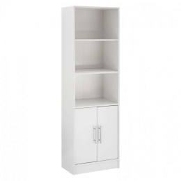 Βιβλιοθήκη HM2027.05 60x30x180cm White Μελαμίνη