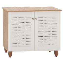 Παπουτσοθήκη-Ντουλάπι Cassiope HM2208.06 77x34x67,5cm Sonama-White Μελαμίνη