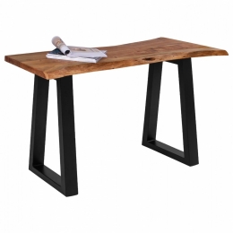 Κονσόλα Montana HM8339.11 Από Μασίφ Ξύλο Ακακίας 130x45x78Ycm Natural Μέταλλο,Ξύλο