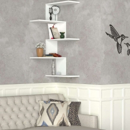 Ραφιέρα Επιτοίχια Rory HM8931.11 22x51,5x109cm White Μελαμίνη
