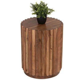 Τραπεζάκι Βοηθητικό Sedge HM9696 Φ40x50cm Natural