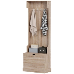 Έπιπλο Εισόδου Kaylor HM2474.01 65x34x180cm Sonoma Mdf