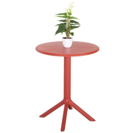 Τραπέζι Κήπου Terrin HM6124.16 Φ61x77cm Red
