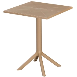 Τραπέζι Κήπου Terrin HM6125.14 60,5x60,5x76,5cm Cappuccino
