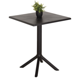 Τραπέζι Κήπου Terrin HM6125.12 60,5x60,5x76,5cm Black