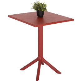 Τραπέζι Κήπου Terrin HM6125.16 60,5x60,5x76,5cm Red
