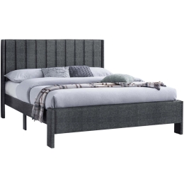 Κρεβάτι Kreden (Για Στρώμα 160x200cm) HM686.01 170x217x116cm Grey Διπλό