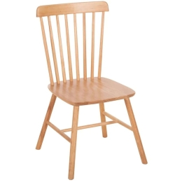 Καρέκλα Lucien HM8645.01 48x48x85,5cm Natural Ξύλο