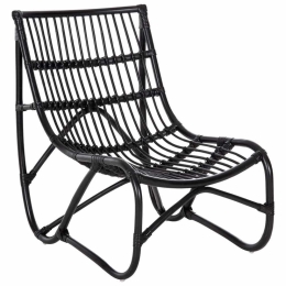 Πολυθρόνα Grinn HM9815.02 56,5x73,5x79,5cm Ράβδοι Black
