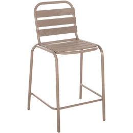 Σκαμπό Bar Laura HM6065.04 58,5x58x104cm Champagne