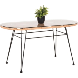 Τραπέζι Κήπου Χαμηλό Allegra HM5695.11 100x45x51,5cm Beige