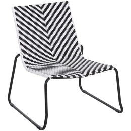 Καρέκλα Pony HM6082 66x68x75cm Black-White