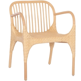 Πολυθρόνα Gibbon HM9957.01 62x55x82cm Natural Rattan