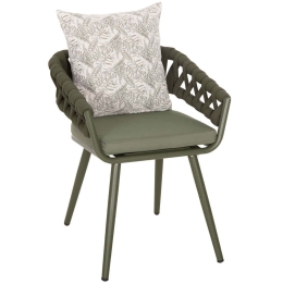 Πολυθρόνα Με Μαξιλάρι Camden HM6141.09 56x60x72-87cm Olive