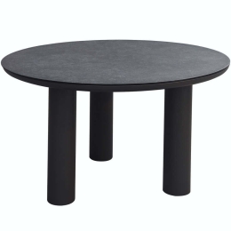 Τραπέζι Κήπου Dosun HM6201.01 Φ120x75cm Ceramic Effect Grey